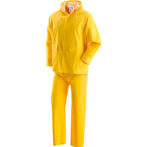 GIACCA+PANTALONE PVC GIALLO TG.L