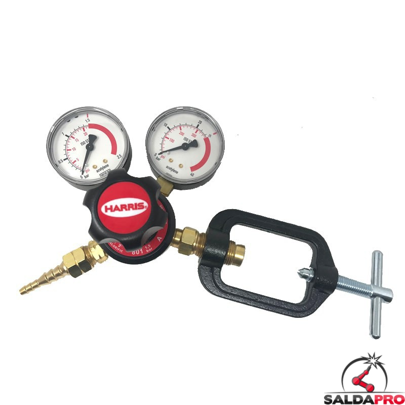 RIDUTTORE ACETILENE 1.5 BAR A STAFFA