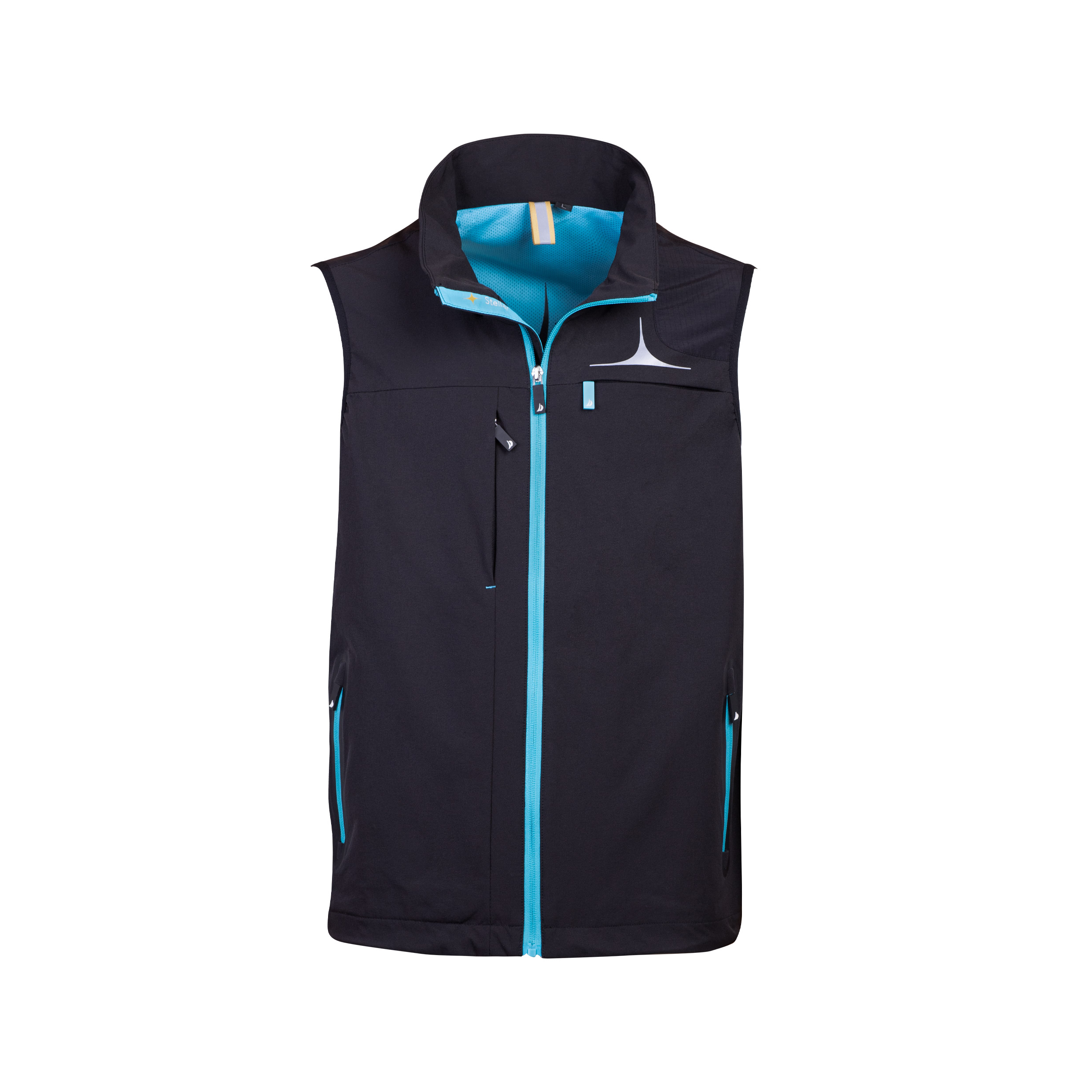 GILET STELLAR 92% NYLON 8% ELASTAN NERO TG.M