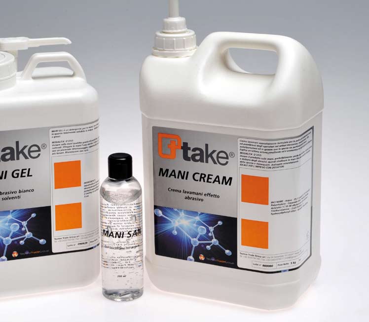 MANI GEL GEL LAVAMANI ABRASIVO BIANCO, SENZA SOLVENTI 5 KG