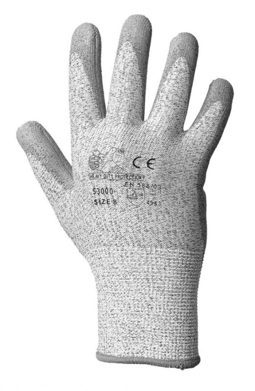 GUANTI ANTITAGLIO PU CE 34-470 EN 388 4543 TG.9 (153000SOC)