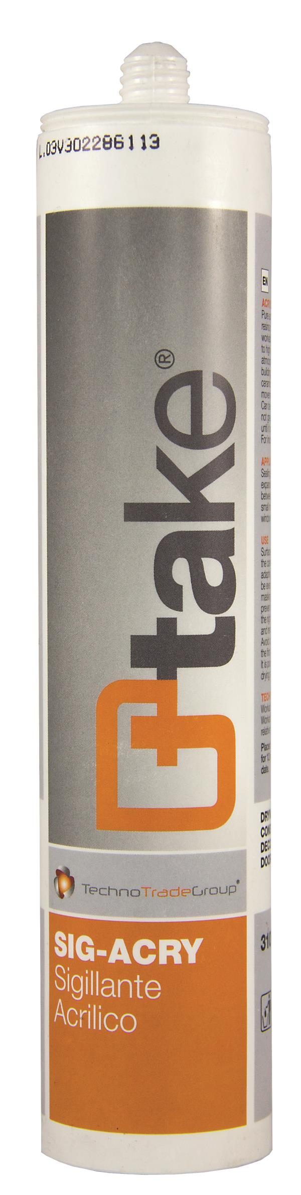 SIG-ACRY SIGILLANTE ACRILICO 310 ML, BIANCO