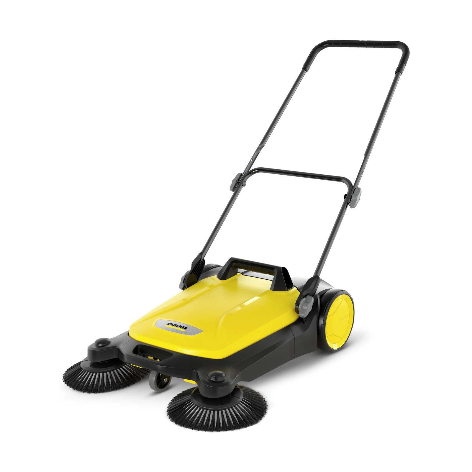 S 4 TWIN - SPAZZATRICE MANUALE  CON 2 SPAZZOLE LAT. PORT.20 LT.