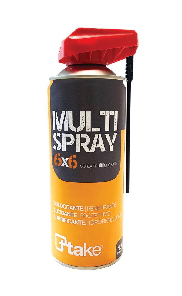 SBLOCCANTE MULTI SPRAY 6X6 SPRAY MULTIFUNZIONE, LUBRIFICANTE 400 ML SBLOCCANTE MULTI SPRAY 6X6 SPRAY MULTIFUNZIONE, LUBRIFICANTE 400 ML
