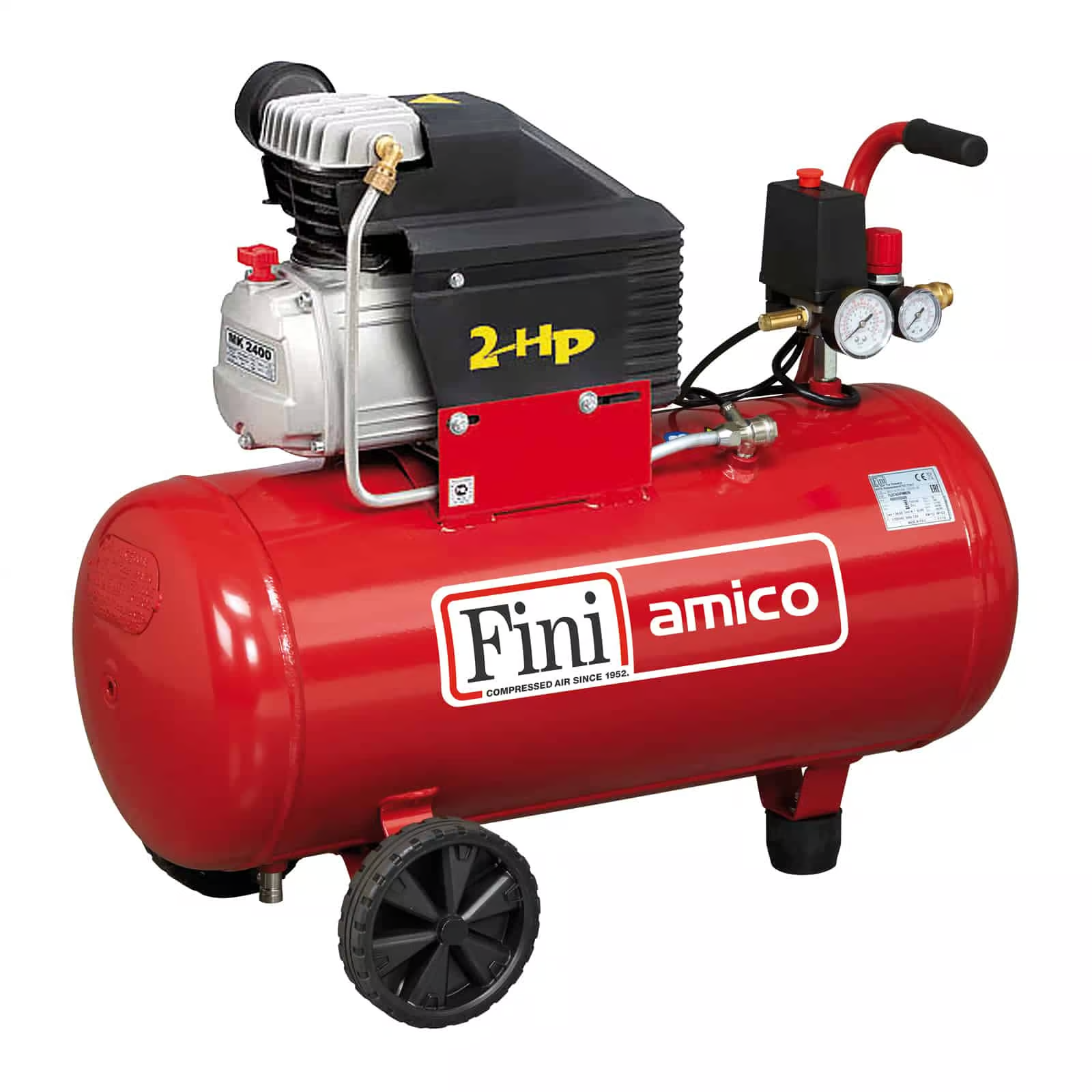 261075_568824_12117715832.bmp COMPRESSORE  50 LT.2 HP 230V. COASS. AMICO 50/2400