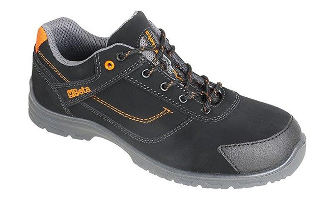 7214FN 44  SCARPE BASSE PELLE FLEX S3 BLACK FN 44