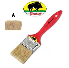 PENNELLESSA PIATTA 15X40 mm MAN.PLASTICA