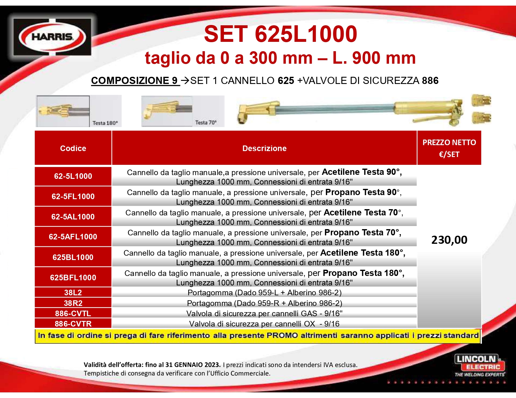 SET PROMO 625FL1000  ex  SET625FL1000