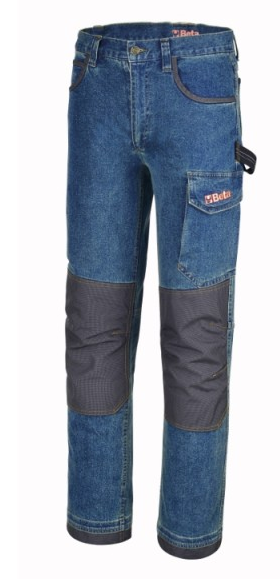 7530 XXL  JEANS DA LAVORO DENIM STRETCH TG. XXL