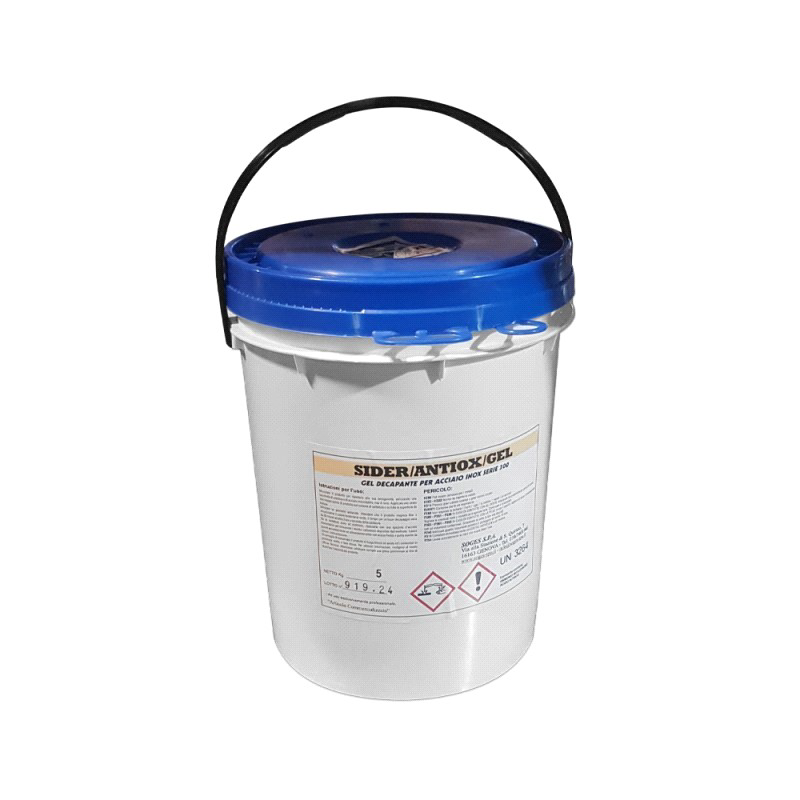 PASSIVANTE GEL PER ACCIAIO INOX - SIDER PASSIX - (cf. kg.5)