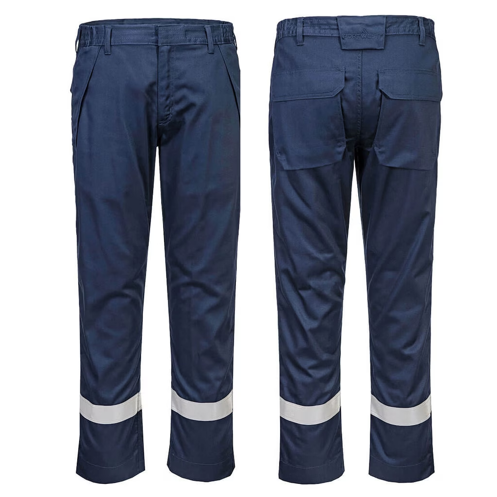 PANTALONE MULTIPROTEZIONE BLU C/BANDE RIFR. FR417 TG.54 (L)