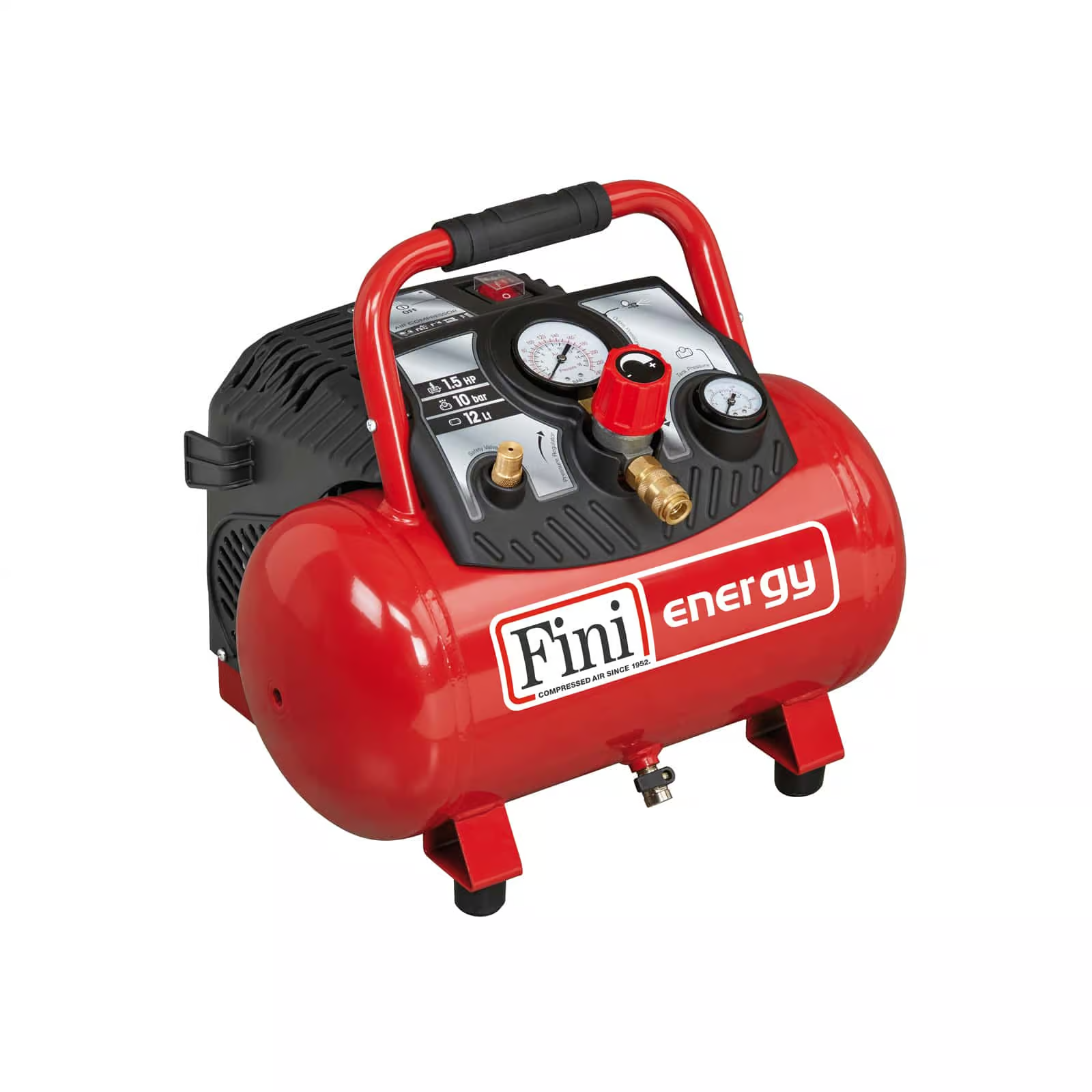 COMPRESSORE ENERGY 12 FINI PORTATILE 12 LT OILLESS 1,5 HP
