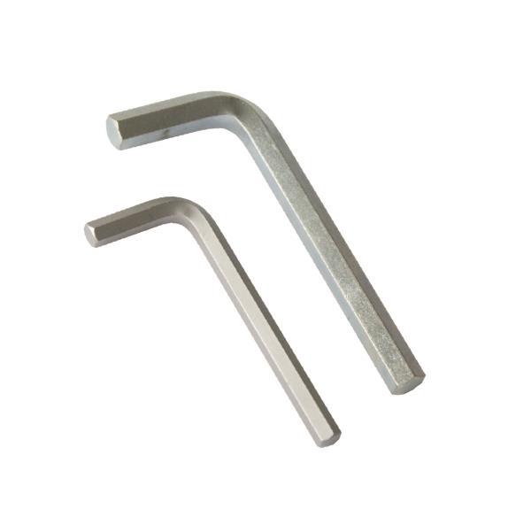 6080 CHIAVI MASCHIO ESAGONALE PIEGATE 13 MM