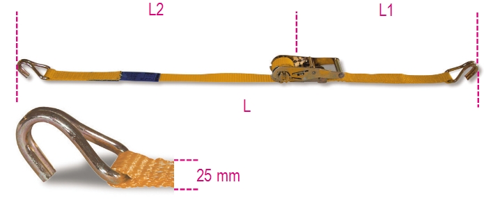 8180 4  CRICCHETTI CON GANCI UNCINO 25MM - MT4