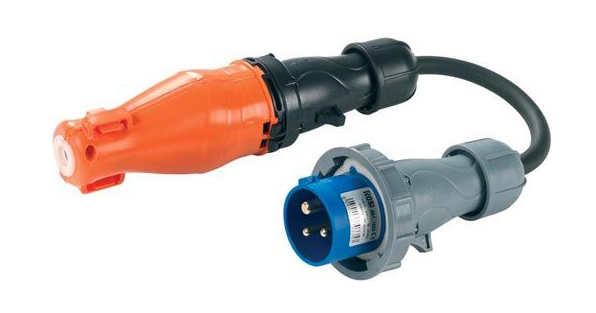 ADATTATORE CON SPINA INDUSTRIALE IP67