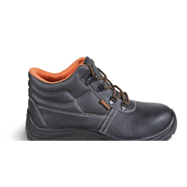 7243CK 41  SCARPE ALTE PELLE NERA (S3) C/LAM CK 41  **