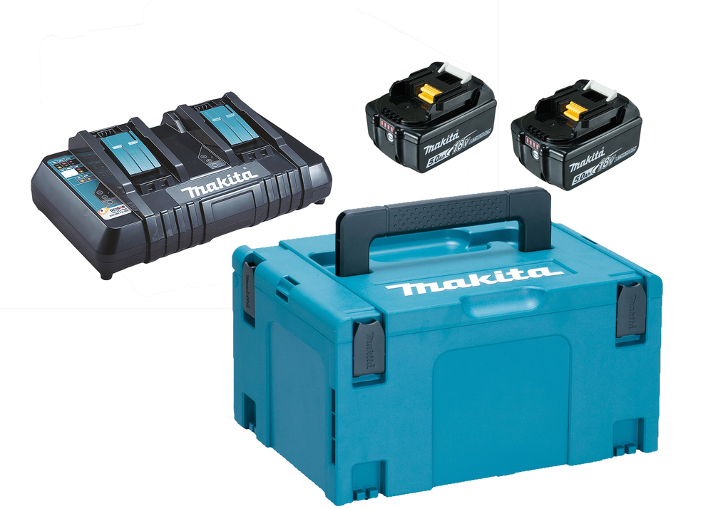 KIT ENERGY 18V BL1850B x 2 +DC18RD