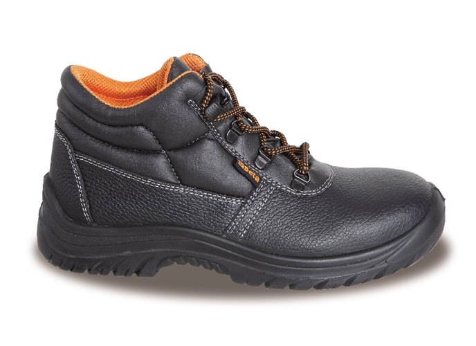 7245BK 43  SCARPE ALTE SALDATORE IN PELLE S3