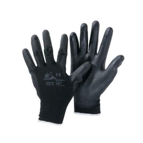 GUANTI NYLON/PALMO NITRILE (nero) TG.XL (9) - cf.12 pp