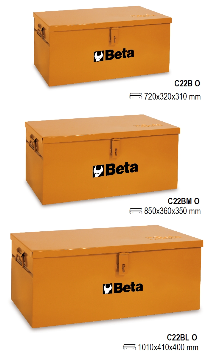 C22B-O  BAULI VUOTI LAMIERA ORANGE L700 C22 B-O