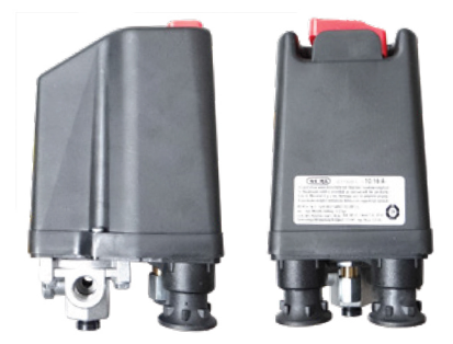 PRESSOSTATO TRIPOLARE CON SALVAMOTORE TERMICO 1-4 VIE DA 1/4" 6,3-10 A