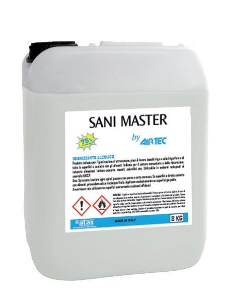 IGIENIZZANTE ALCOLICO 8 KG (10 LT)   x SANI MASTER