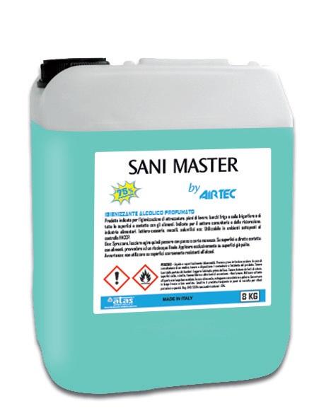 IGIENIZZANTE ALCOLICO PROFUMATO 8 KG (10 LT)   x SANI MASTER