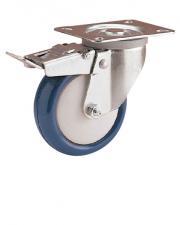 RUOTA D.100 SUPP.  PIASTRA GIR E FRENO ANT.  RUOTA  NYL/POL C/CUSC