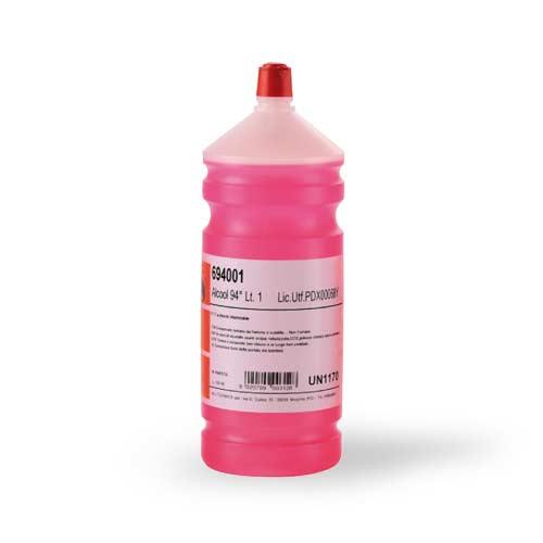 ALCOOL DENATURATO 94° CONF.DA LT. 1  - imb.12 pz