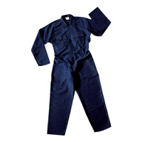 TUTA CON CERNIERA FUSTAGNO BLU TG.50