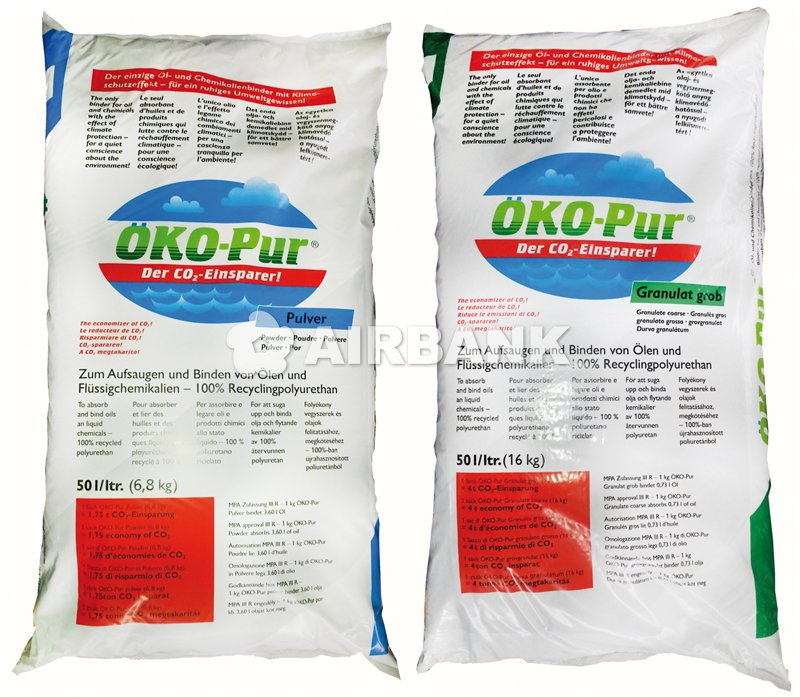 ASSORBENTE IN GRANULI OKO PUR KOMPACT - sacco da 16 KG ASSORBENTE IN GRANULI OKO PUR KOMPACT - sacco da 16 KG