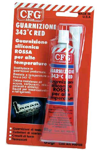 SILICONE ROSSO GR.85 ALTA TEMP.    TEMP. -60°C + 300°C