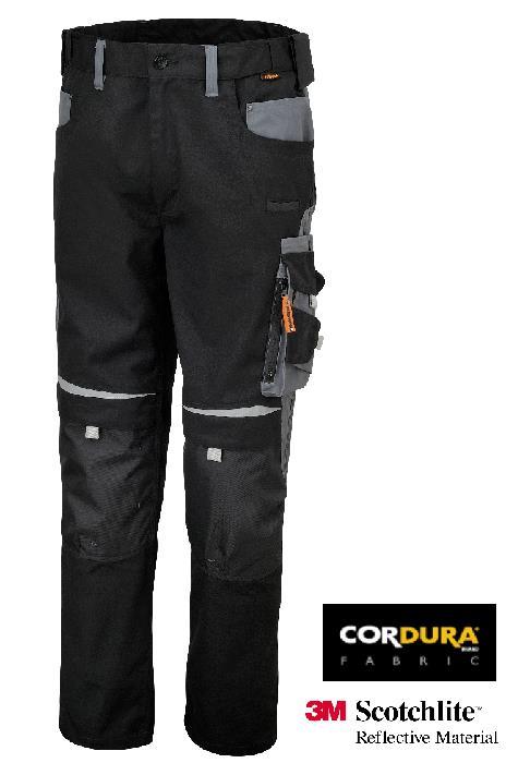 7820 XL  PANTALONI WORK CANVAS BLACK TG.XL **