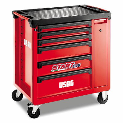516 STBO6V CARRELLO PORTA UTENSILI ROSSO