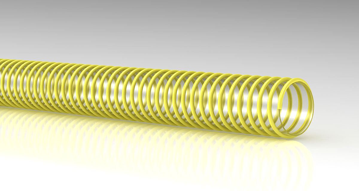 TUBO CORDFLEX N.T. D.25 GIALLO PER ALIMENTI (rot. da 50 mt)